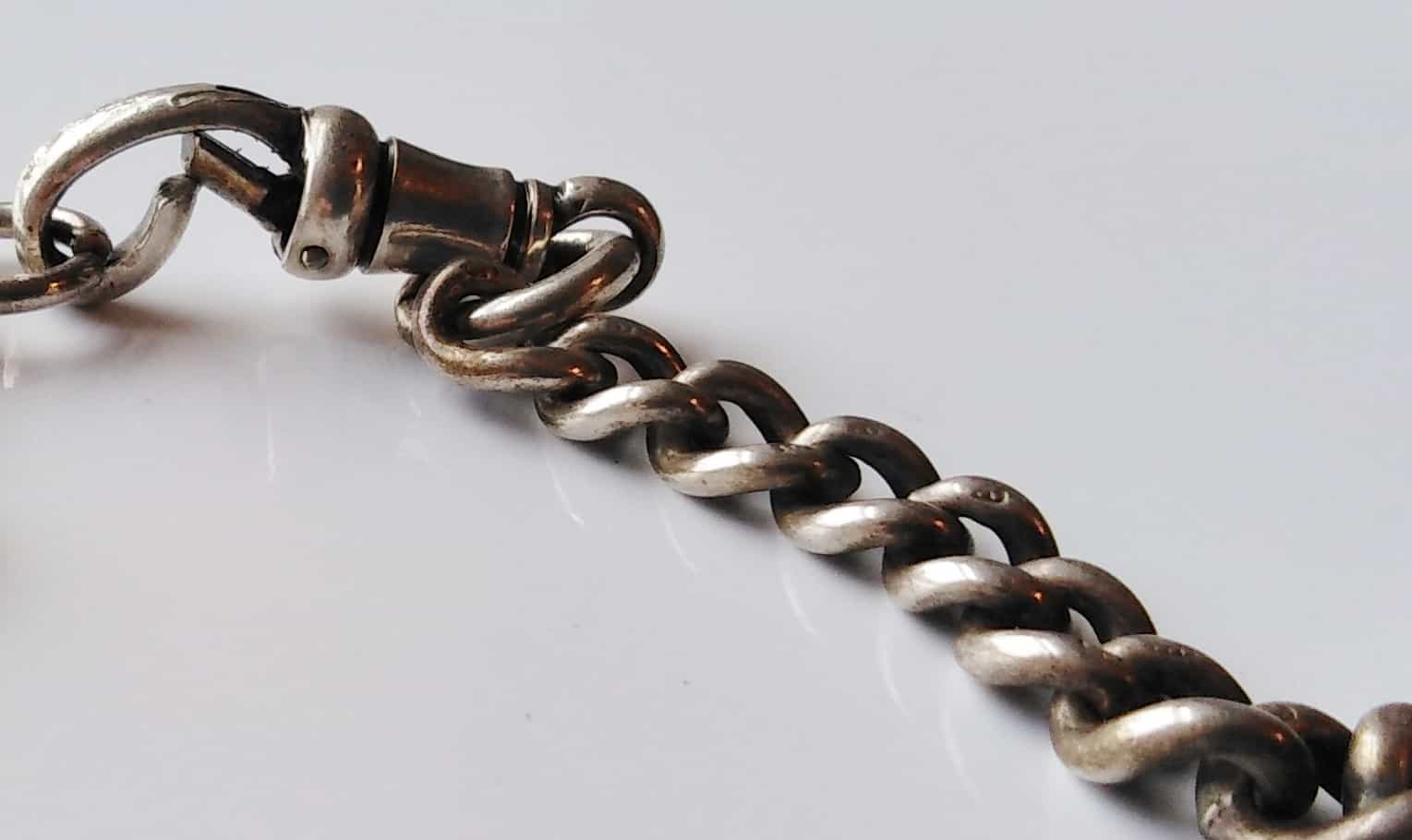 Antique Sterling Pocket Double Albert
